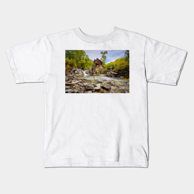 Crystal Mill Kids T-Shirt by StacyWhite